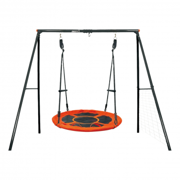 Качели уличные с воротами UNIX Kids 100 см Orange - 1